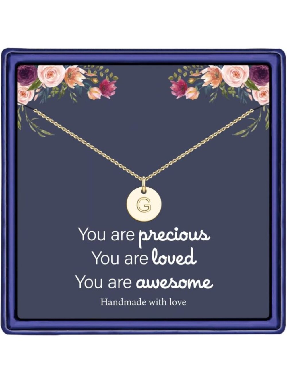 Personalized Disc Initial Necklaces for Girls - Perfect Birthday Jewelry Gift